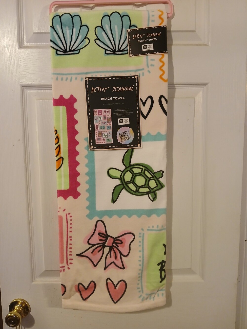Betsey Johnson NWT 6ft Beach Towel -Beach & Summer Vibes
